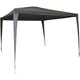 Carpa para fiestas en el jardín Pro 300x300cm gris