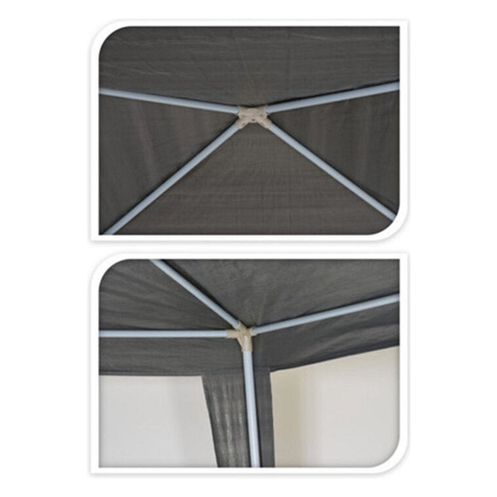 Carpa para fiestas en el jardín Pro 300x300cm gris
