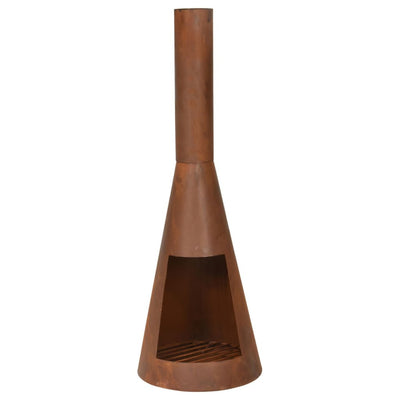 Ambiente Ambiance Camino con chimney ambient 100 cm ruggine