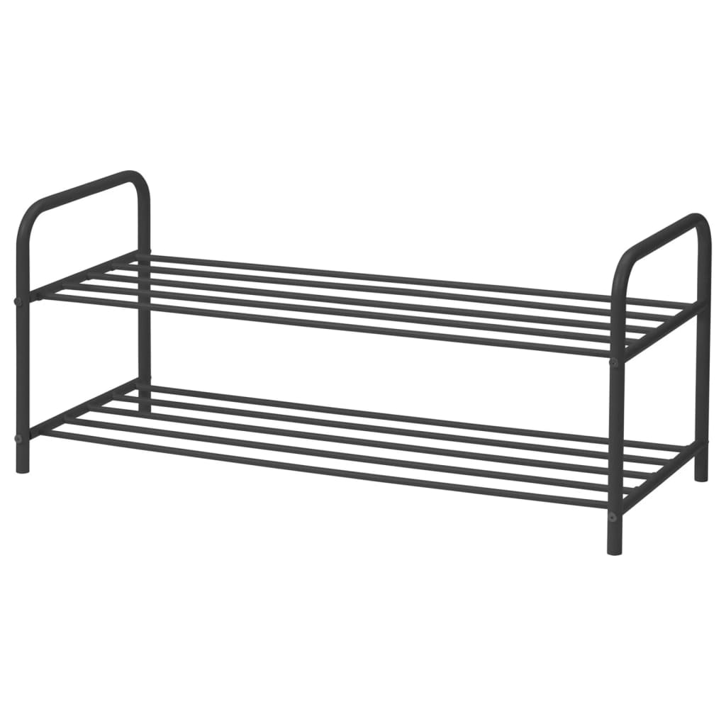 Soluciones de almacenamiento Soluciones de almacenamiento Rack de zapatos con 2 capas 91x35x38.5 cm