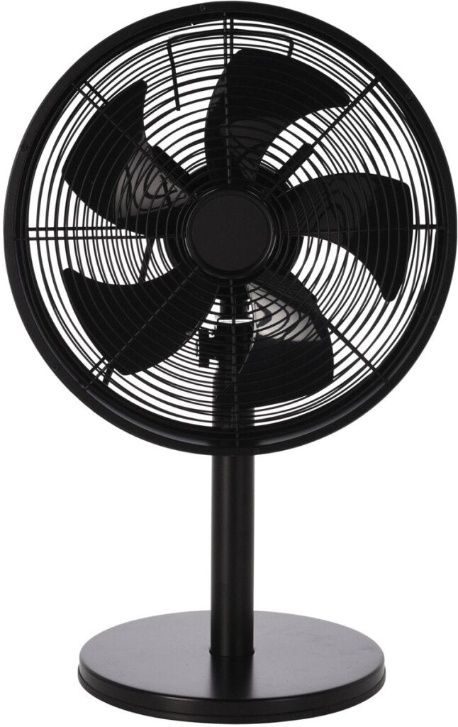 Excelente ventilador de mesa eléctrico 3 velocidades 40 w 35x27x57 cm negro