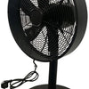 Ottimo ventilatore da tavolo elettrico 3 velocità 40 w 35x27x57 cm nero