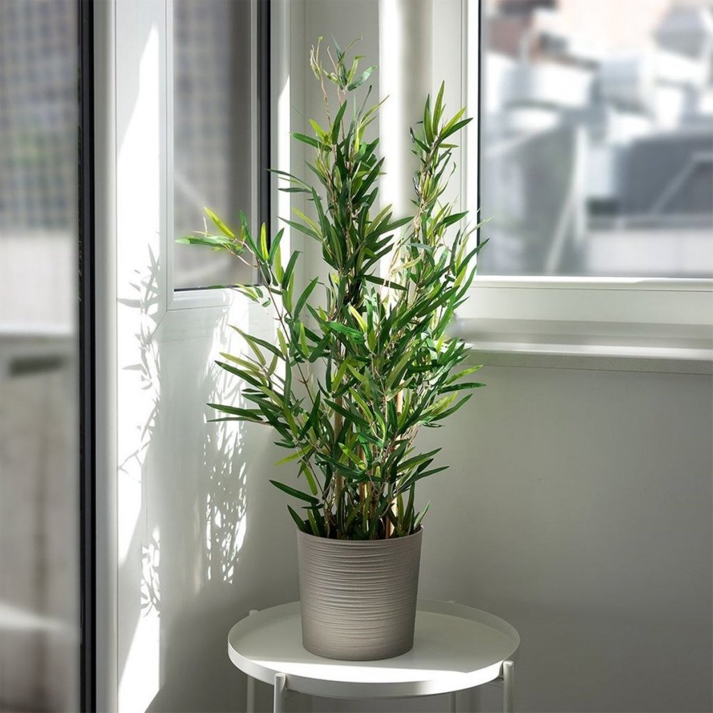 Home Styling planta artificial bambú 90 cm verde
