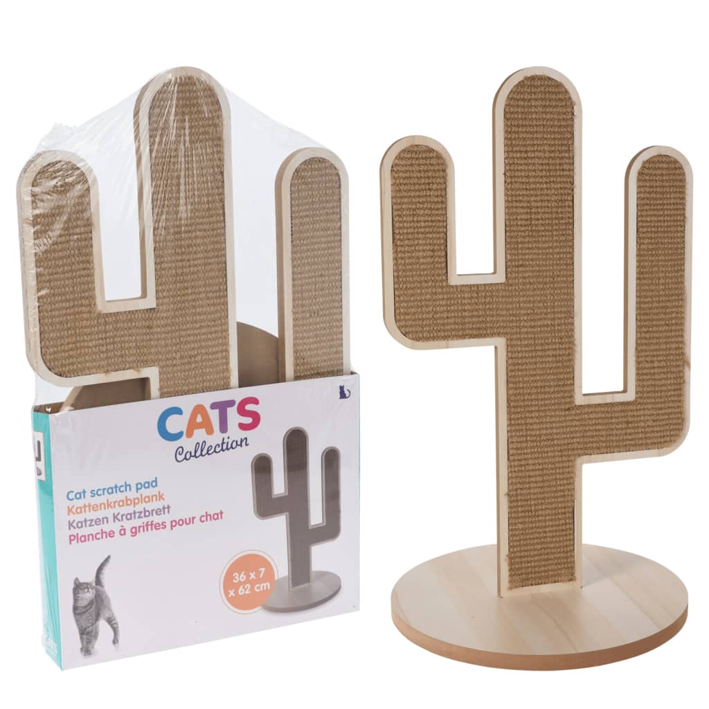 Collezione animali domestici Collezione animali domestici Cat graffiaggio polo cactus 35x34.5x62 cm Naturel
