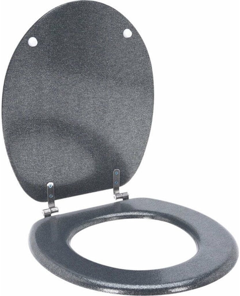 Soluzioni per il bagno sedile wc 45x37,5 cm mdf argento