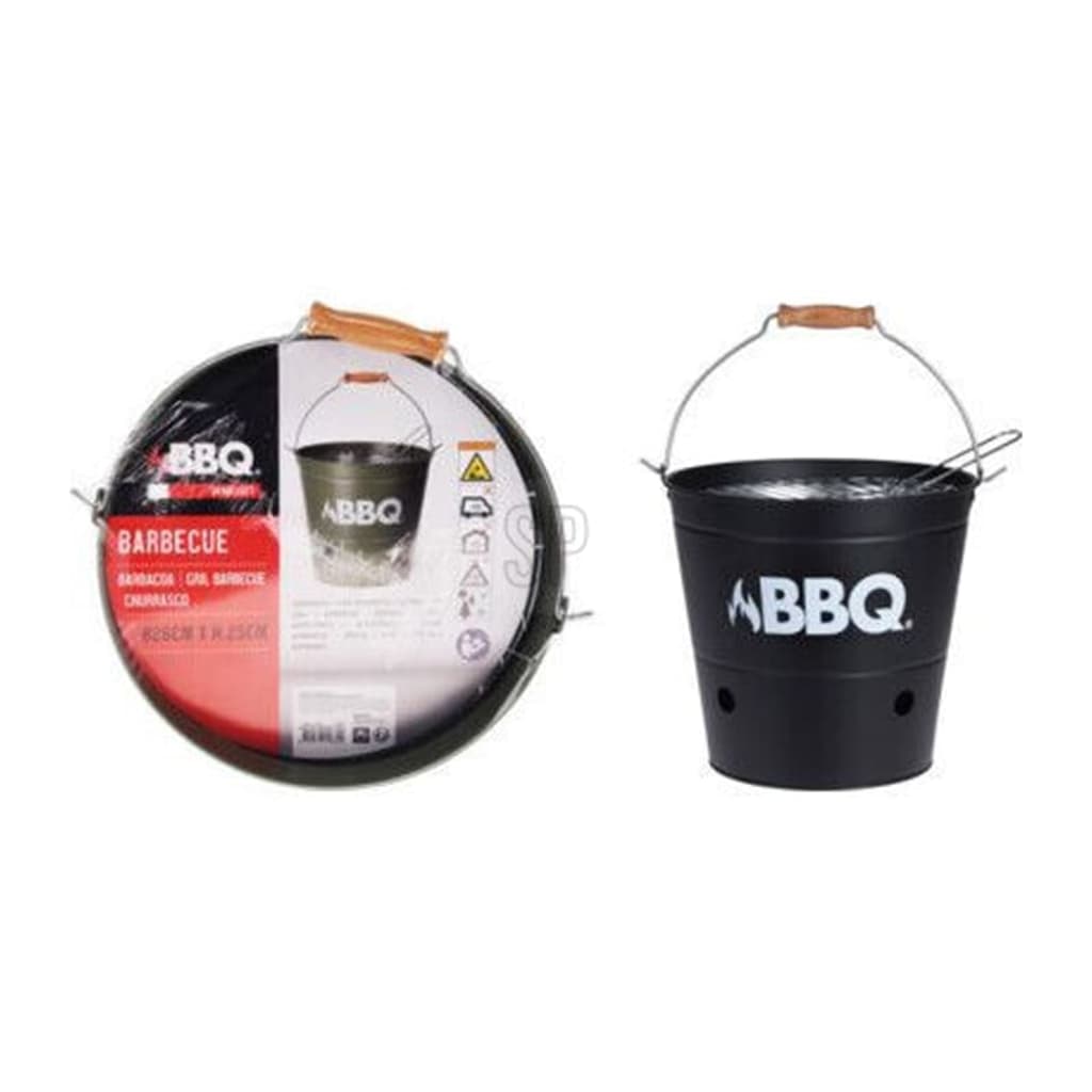 PROGARDEN PROGARDEN BOBET BBQ BBQ 26 cm Nero opaco