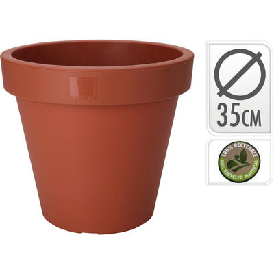 Altre marche Ecken pizzo vaso da fiori 35 cm in plastica terracotta