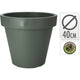 Overige merken eecken kanten bloempot 40 cm plastic donkergroen
