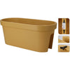 Cassetta da balcone Pro Garden 60x28x25 cm giallo ocra