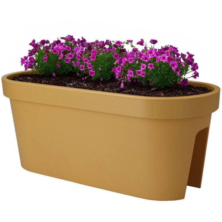 Cassetta da balcone Pro Garden 60x28x25 cm giallo ocra