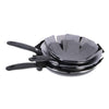 Excelente Housware Housware Pan Protectores 38-26 cm 6 piezas gris negro