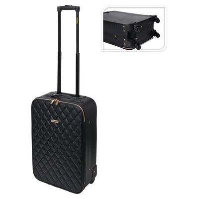 Proworld Proworld valigia con design cucito 28 l nero