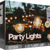 Pro garden party lights buitenverlichting 6 led filament lampen warm wit 5,5 meter feestverlichting voor buiten
