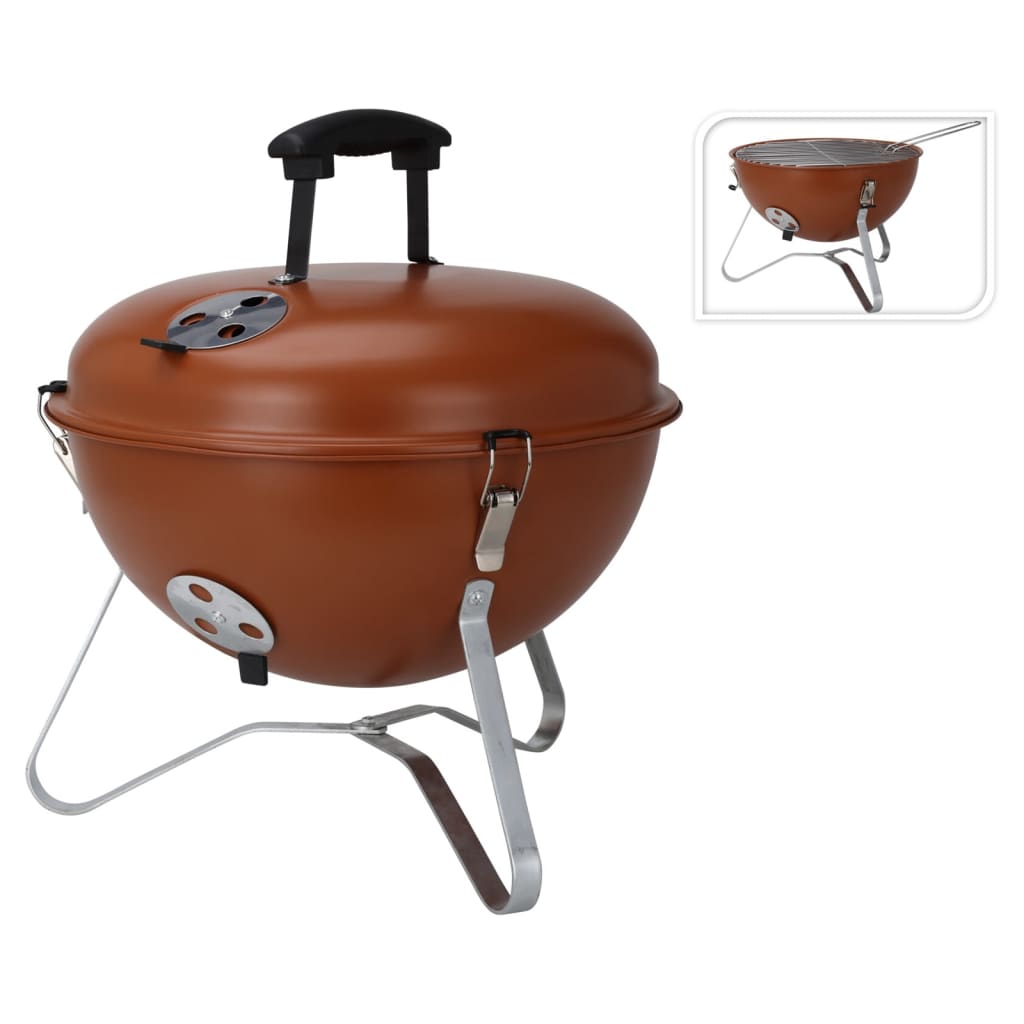 Progarden Progarden Barbecue sferico 37 cm arancione