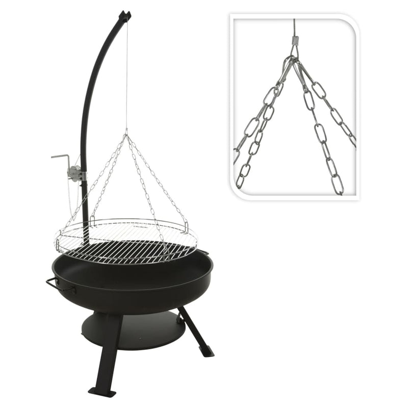 Progarden vuurschaal met barbecuerooster vaggan 60 cm
