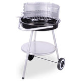 Bbq barbecue 47x77 cm zwart rvs - afbeelding 1