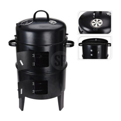 PROGARDEN PROGARDEN BARBECUE A CAMPIO CON ACCESSO E 2 GRILLES NERO