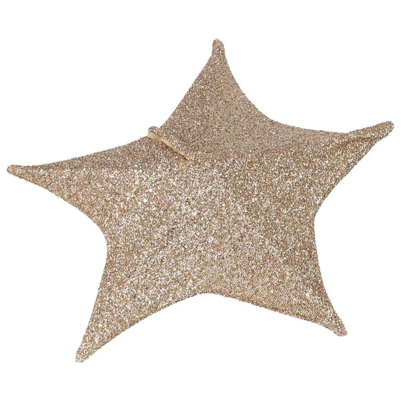 Star di Natale 50 cm 30 Tessuto a LED oro