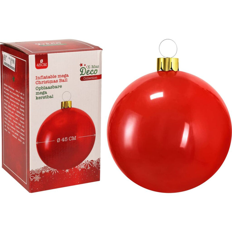 Otras marcas NAVIDAD BAUBLE Inflable 45 cm rojo