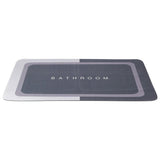 Bathroom solutions badkamermat 79.5x49.5 cm grijs - afbeelding 2