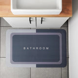 Bathroom solutions badkamermat 79.5x49.5 cm grijs - afbeelding 3