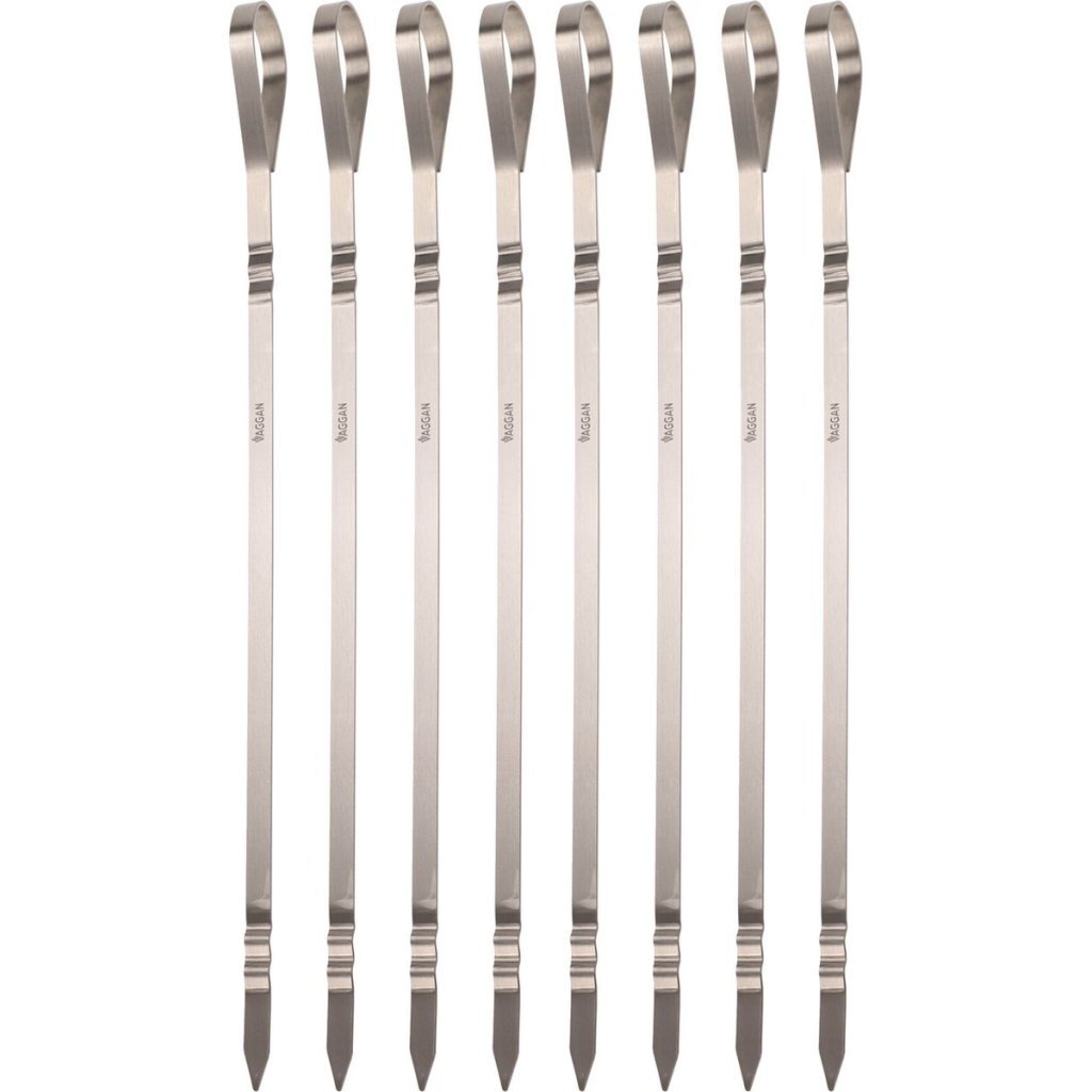 Spiedini Vaggan in acciaio inox 41 cm 8 pezzi