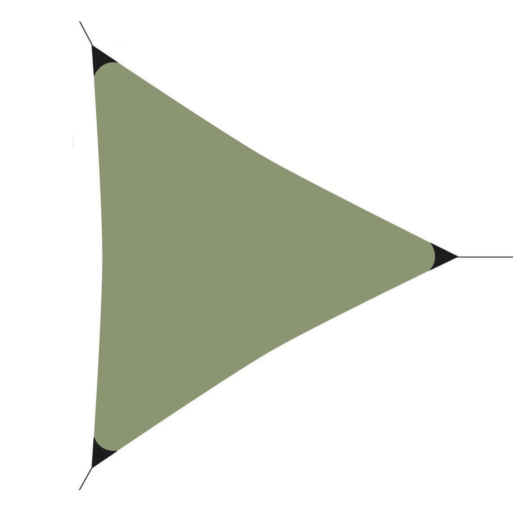 PROGARDEN PROGARDEN TRIANGLE DELLA TERRA NAMIO 3X3X3 M VERDE