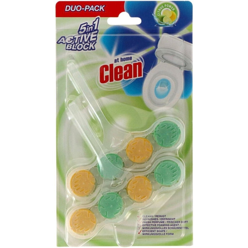 Bloque sanitario limpio en casa 2x45gr cítricos | 4 piezas