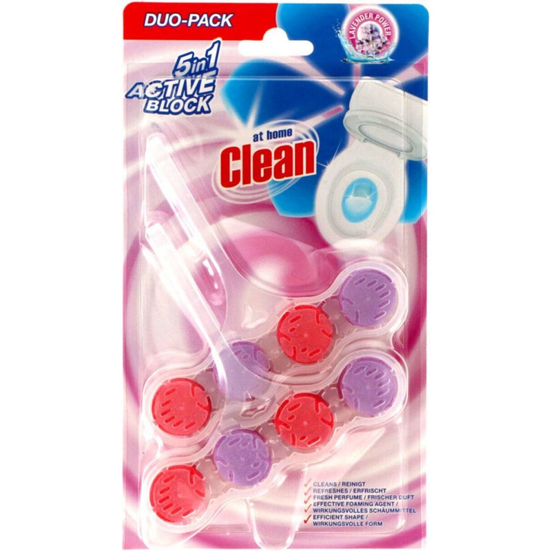 Blocco WC a casa pulito 2x45gr lavanda | 4 pezzi