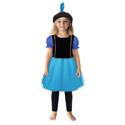 Otras marcas Vestido Pete violeta azul 98-104 | 2 piezas
