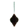 Hbx natural living deco hanger bal foldy karton 15cm groen
