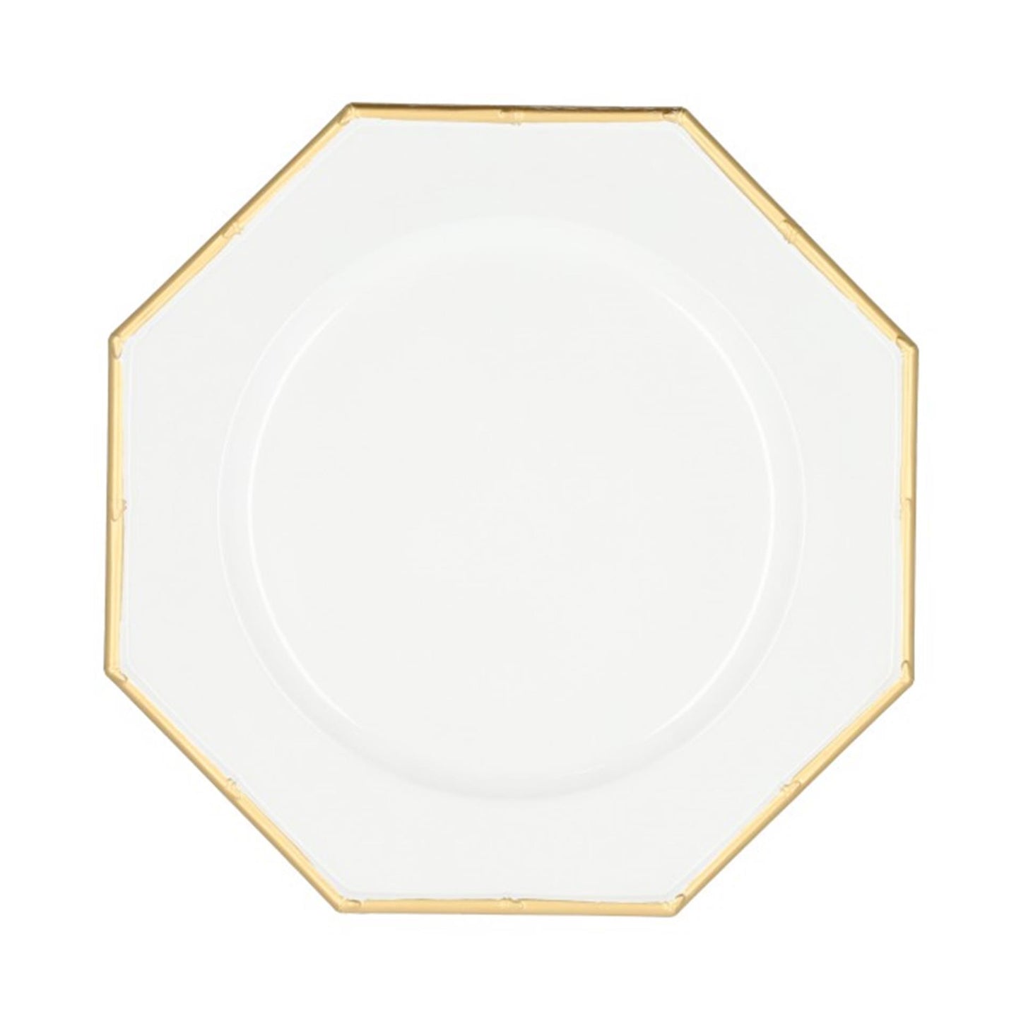 Hbx natural living placa base hexagonal dia33cm oro blanco