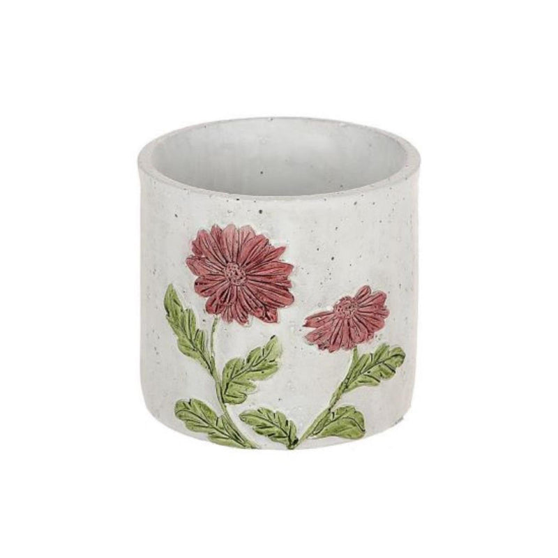 Hbx natural living bloempot gerbera rood ø12,3xh11,3cm