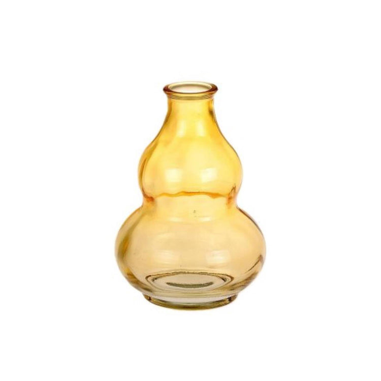 Hbx natural living vaas bobble geel ø9xh12,5cm