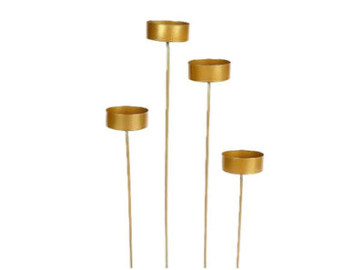 HBx natural living candelabro dorado ø4,5 cm