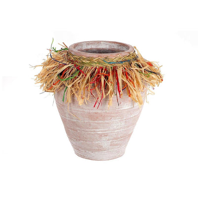 Hbx jarrón natural living koluma ø19xh26cm estilo boho