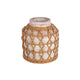 Vaso Hbx natural living robano ø10,5xh21cm stile boho