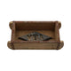 Hbx natural living macetero ladrillo molde madera 32x15x10cm