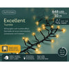 Lumineo LED Excellent Twinkle 648 LED 100 cm nero luce bianca calda