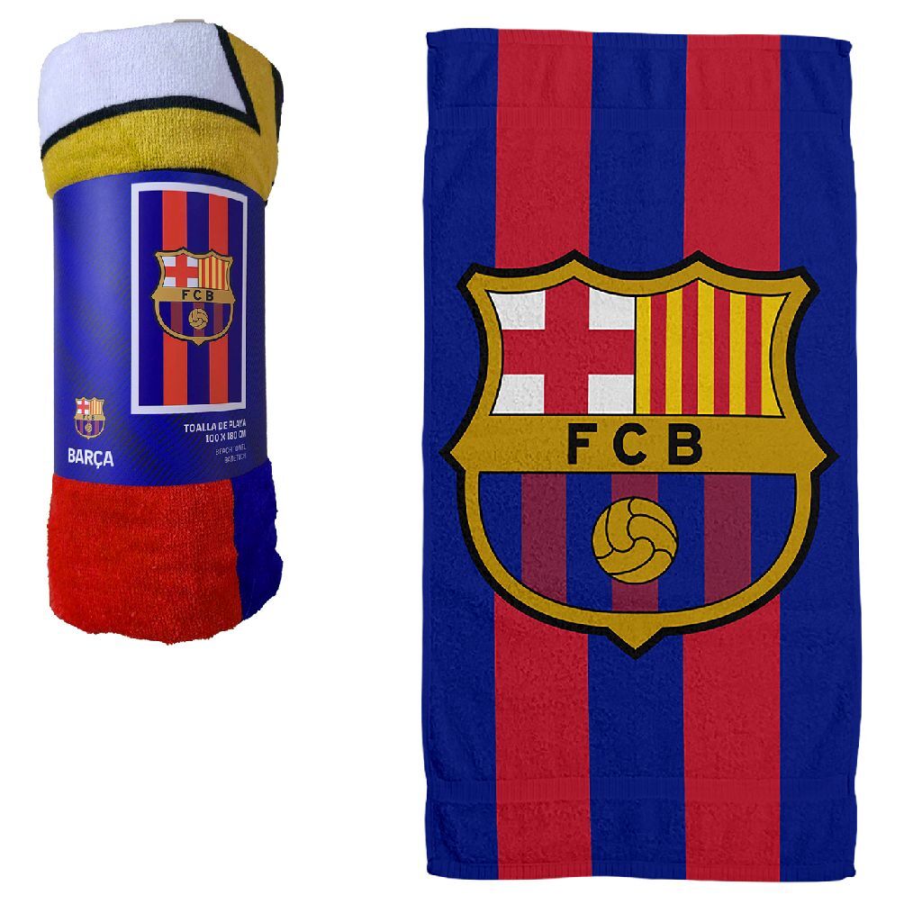Otras marcas FC Barcelona Badlaken 100x180 cm Blue Red