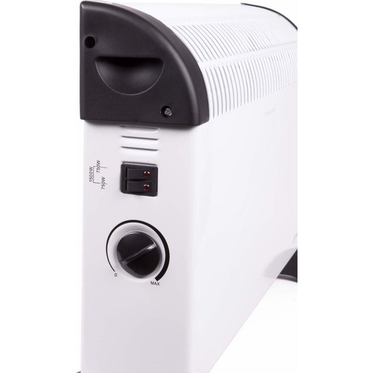Termoconvettore Benson 75- 1500w 52x17x32,5 cm bianco nero