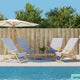 Vidaxl strandhanddoeken 4 st 400 g m² 60x135 cm stof grijs