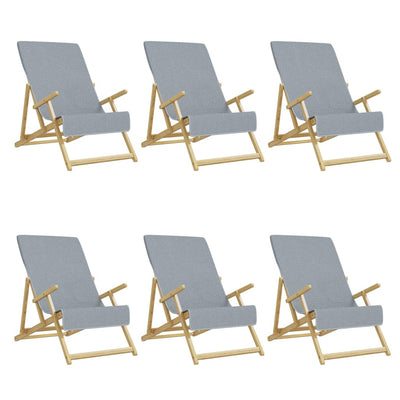 Asciugamani a filo Vidaxl 6 pezzi 400 g m² 60x135 cm tessuto grigio