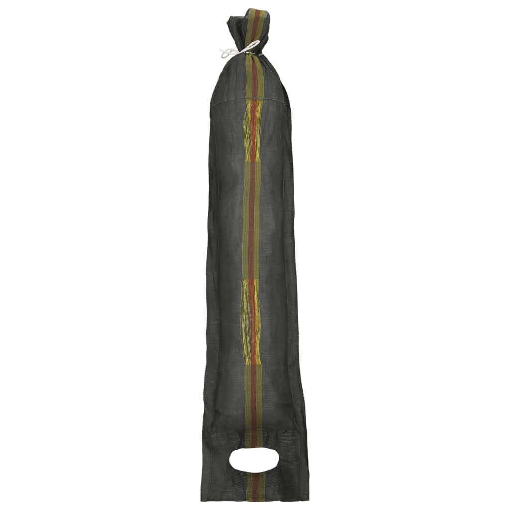 Vidaxl Sandbags 25 St 103x25 CM HDPE DONKERGROEN