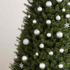 Vidaxl 111-delige kerstballenset polystyreen zilverkleurig