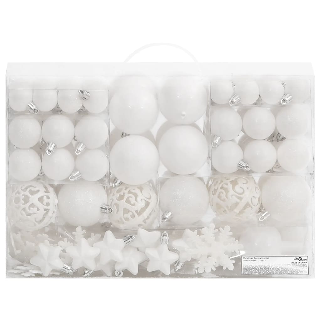 Vidaxl Ball Ball Set da 111 parti Polytirene Bianco