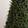 Vidaxl 111 partes Bola de Navidad Conjunto de poliestireno negro