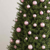 Vidaxl 111-delige kerstballenset polystyreen roze