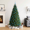 VidaXL Set palline di Natale in polistirolo blu da 111 pezzi