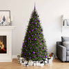 Vidaxl Juego de bolas navideñas de poliestireno violeta 111 piezas